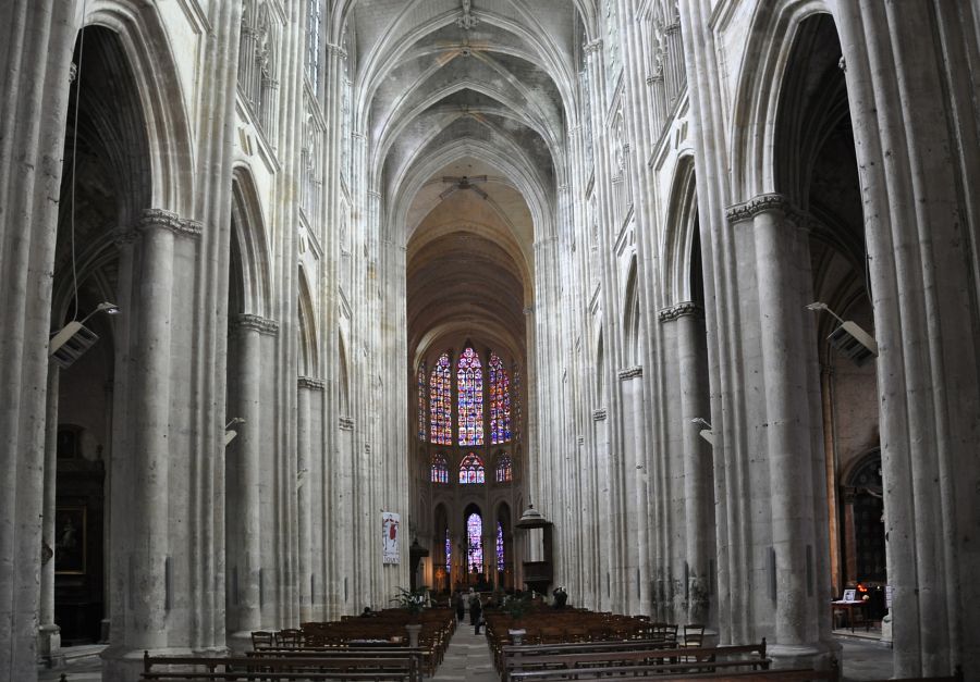 Carte Postale Ancienne - Cloître De La Cathédrale St-Gatien De Tours (E1465) - Noir Et Blanc